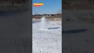 ВЗОРВАЛ ПЕТАРДУ ЗЕЛËНАЯ КОБРА В СНЕГУ 