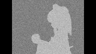 Bad Apple but it's tv static