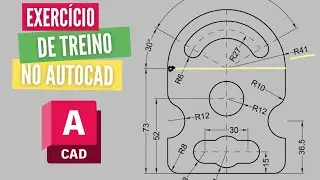 AutoCAD Course - Practice exercise, learn by doing!!!