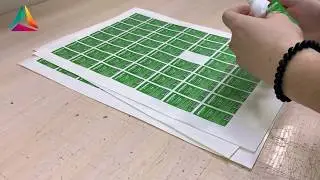 Печать этикетки в листах.