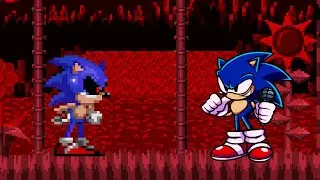 Friday Night Funkin: Sonic VS Dorkly Sonic.EXE in You Can't Run
