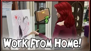 Work From Home For Base Game Careers! 💼 | The Sims 4 (Mods by NoelleBellefleur)