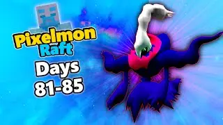 Minecraft Pixelmon Raft - Spoopy Wisdom (Days 81-85)
