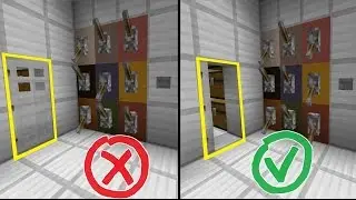 ДВЕРЬ С КОДОВЫМ ЗАМКОМ! Механический дом В MINECRAFT с хранилищем!