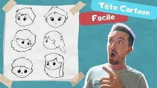 Comment dessiner une tête de cartoon facilement