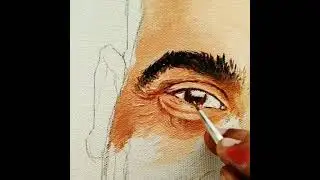 Realistic Oil Painting Video - Painting a Human Face
