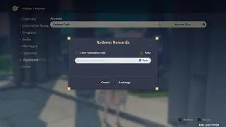 How to redeem Genshin Impact codes on PS4 PS5 with codes