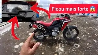 XRE 300 COM COYOTE PERFOMANCE * Teste na pista