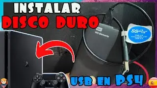 🎮 PS4 agregar DISCO DURO USB 3.0