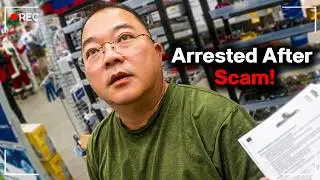 Police Catch Scammer Red-Handed With Blank Cards | Bodycam