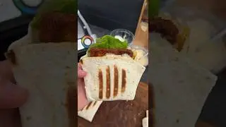 Werbung 🥙 Crispy Chicken Wrap #shorts #optigrill #wrap