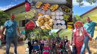 CAFÉ DA MANHA E BLOQUINHO DE CARNAVAL NO LAR DE IDOSOS/ FAZER O BEM E LEVANDO ALEGRIA PARA OS IDOSOS