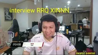 Interview RRQ XINNN - alberttt lebih jago dari gwe