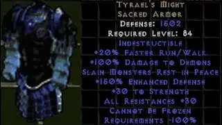 Identifying a Tyrael's Might ?? AND a Death's Web  - D2R S8