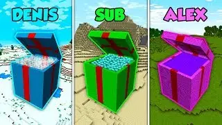 DENIS vs SUB vs ALEX - CHRISTMAS PRESENTS in Minecraft! (The Pals)