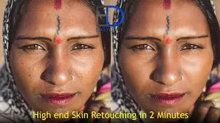 how to edit High End Skin Retouching in 2 Minutes in Photoshop no pluggings