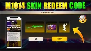 Free Fire Today Redeem Code 19 july | ff Reedem Codes | Emote Green M1014 Redeem Code Free Fire