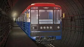 Garrys mod metrostroi. Поездка по Калининской линии Московского метро на 