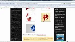 Blood Splatter Brushes