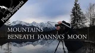 Landscape Photography: Mountains beneath Ioanna's moon