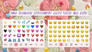 IOS Emojis on Instagram story without zfont and any link!!! ✅ || For Oppo, Vivo, Poco Phones💸