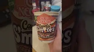 ramen  campfire smores  noodles review yes limited edition at Walmart!