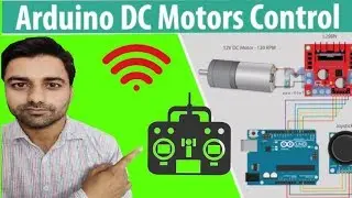 Wireless Remote Control System for RC Car/Boat/Plane - Long Range Receiver Transmitter using Arduino