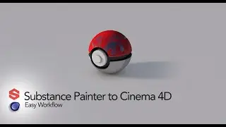 Model in Cinema 4D, Texture in Substance Painter. Easy Workflow