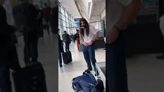 Being in the airport blind