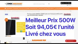 Bon plan, je commande 12 Panneaux Solaires Bifacial 500W