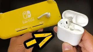 How to Connect AIRPODS to Nintendo Switch LITE!! [2021]