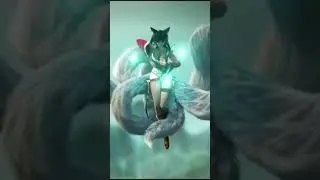 Ари - Девятихвостая лиса🦊🦊🦊 #shorts