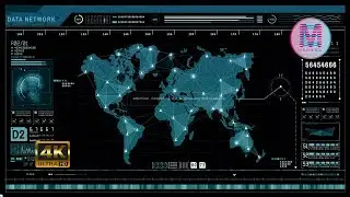 Sci-Fi World Data Monitor Screen