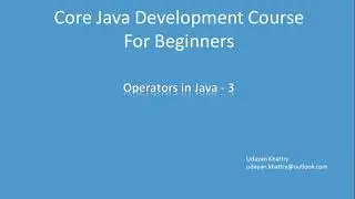 07. Operators in Java - 3