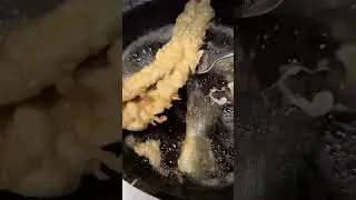 Рыба в кляре. Сервировка