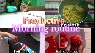 My productive ✨morning🌞 routine 🌷