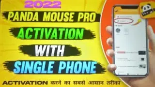 panda mouse pro activation with single phone 