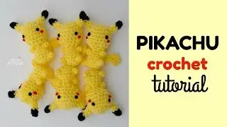 Pikachu Crochet Tutorial | Pokemon Amigurumi | Free Pattern