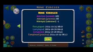 я прошёл nine circles 100% 1010 att за 2 дня(я играю на телефоне клики через мод сделал)