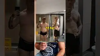 Alan’s story ⬇️ 15kg fat loss! #musclegain #fatloss #gymmotivation #fitness #weightloss