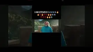 I am Steve!!🗣️🗣️🗣️💯💯💯 #minecraft #movie #minecraftmovie #jackblack #meme #steve #iamsteve