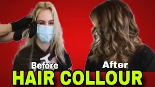 BEFORE AFTER HAIR COLLOR