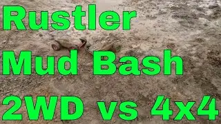 Traxxas Rustler VXL vs 4x4 VXL - Mud Bash w/Jan Jan - Full Version RC Cars