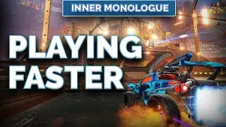 Playing Faster | Inner Monologue | Rocket League 3v3 Standard Platinum 1