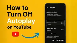 How to turn off autoplay on YouTube.