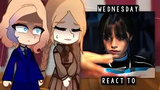 [🇷🇺/🇬🇧] Nevermore Academy + Goody Addams React To Wednesday | Gacha React