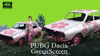 Pink Dacia | Pubg Green screen Dacia  | Green screen car | Green screen pubg car 2023 VFX MAN