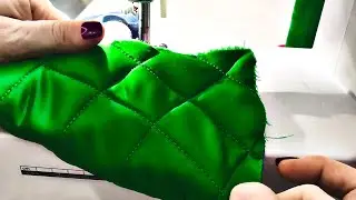 Do it yourself cheap!🧠 Quilted fabric is very easy to make at home