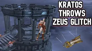 Kratos Throws Zeus Off Mount Olympus Glitch - God Of War 2