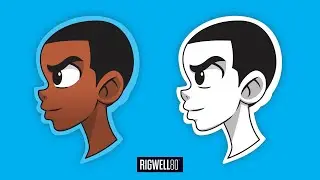 Sketch to vector [Coreldraw] #graphics  #drawing  #digitalart #illusration #anime